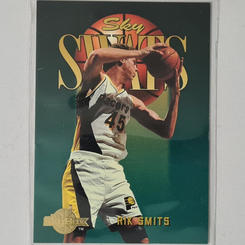 Rik Smits 1995 Skybox Sky Swats #338 NBA Basketball Indiana Pacers Excellent