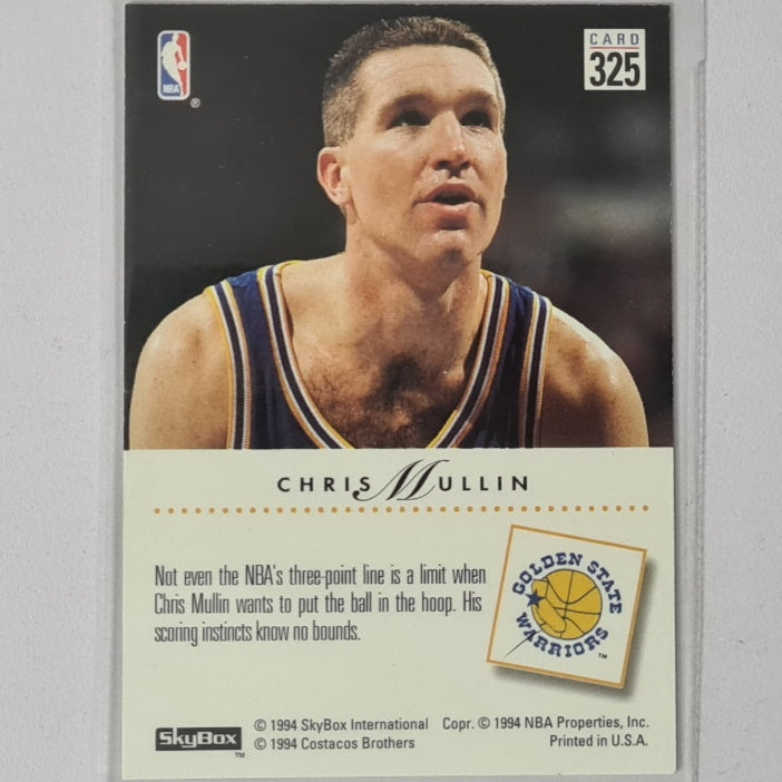 Chris Mullin 1994 Skybox Outer Limits #325 NBA Basketball Golden State Warriors Excellent