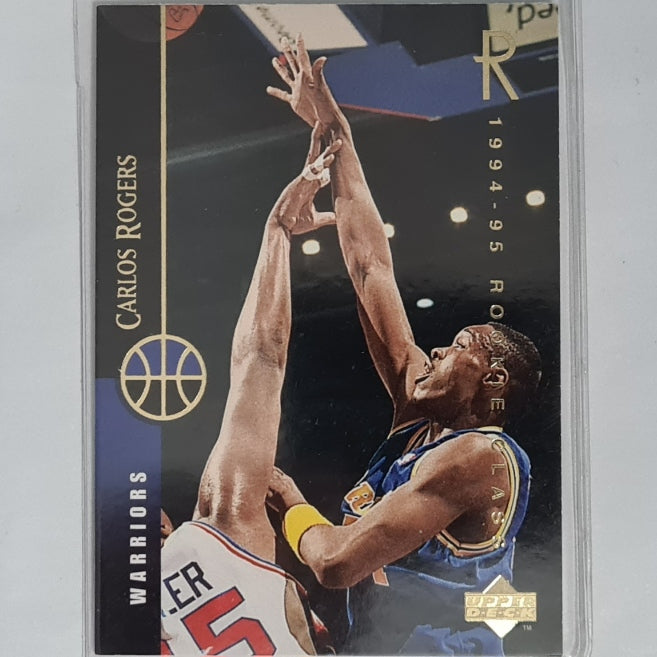 Carlos Rogers 1995 Upper Deck Rookie Class  #314 NBA Basketball Golden State Warriors Excellent