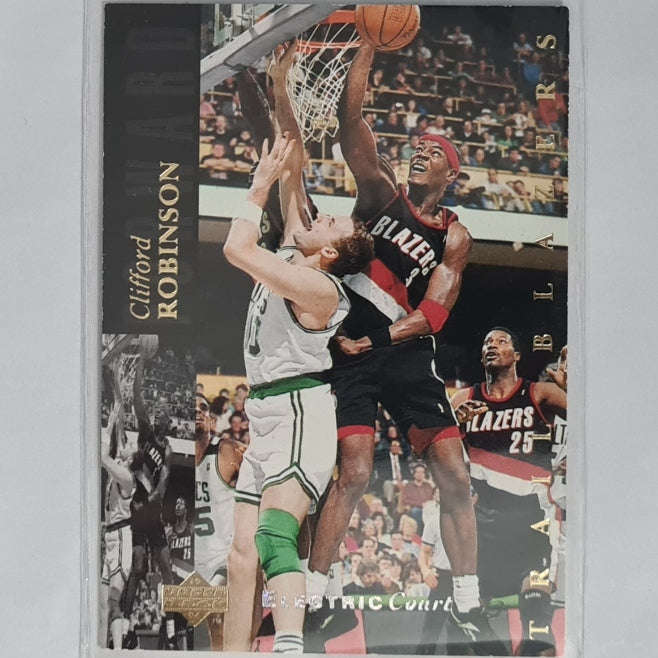 Clifford Robinson 1994 Upper-Deck Electric Court #47 NBA Basketball Portland Trail Blazers good +