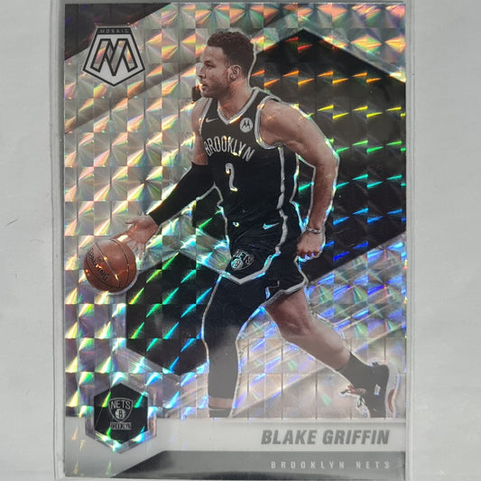 Blake Griffin 2020-21 Panini Mosaic prizm #77 NBA Basketball Brooklyn Nets EX-Mint