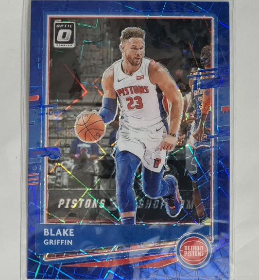 Blake Griffin 2020-21 Panini Donrus Optic blue prizm #121 NBA Basketball Detroit Pistons EX-Mint