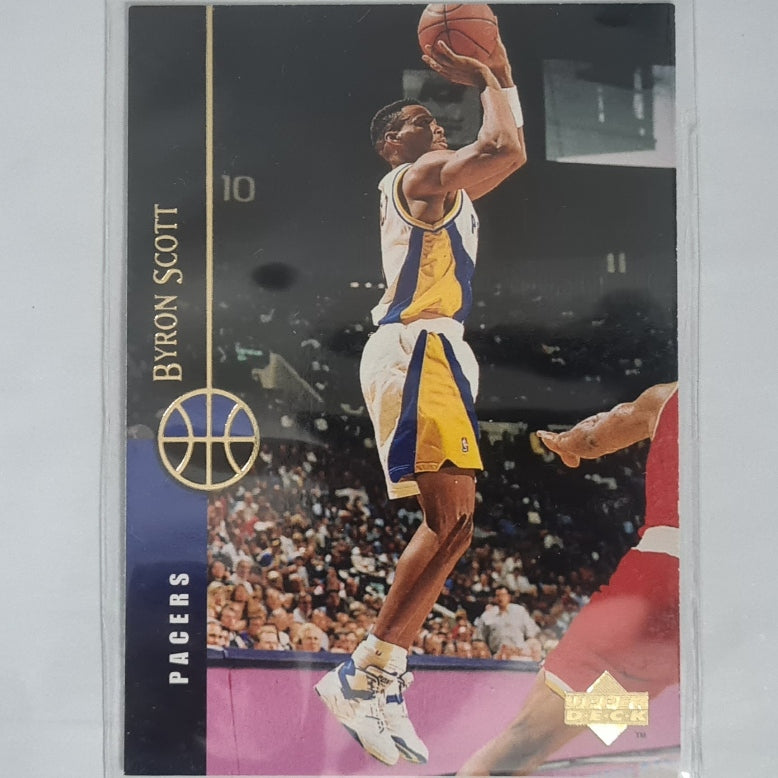 Byron Scott 1995 Upper-Deck #315 NBA Basketball Golden State Warriors Excellent