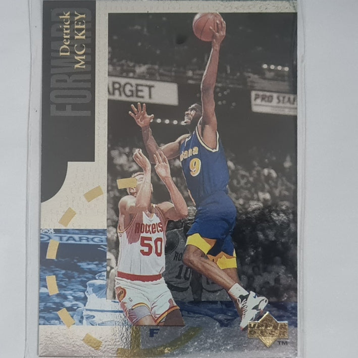 Derrick McKey 1994 Upper-Deck silver foil SE36 NBA Basketball Golden State Warriors Excellent