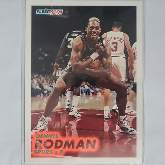 Dennis Rodman 1994 Fleer 93-94 #378 NBA Basketball San Antonio Spurs Excellent