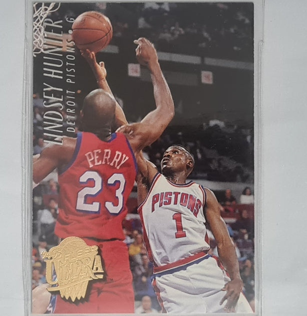 Lindsey Hunter 1994 Fleer Ultra 94-95  #58 NBA Basketball Detroit Pistons Excellent