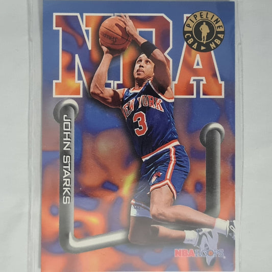 John Starks 1995 Skybox NBA Hoops pipeline #232 NBA Basketball New York Knicks Excellent sleeved