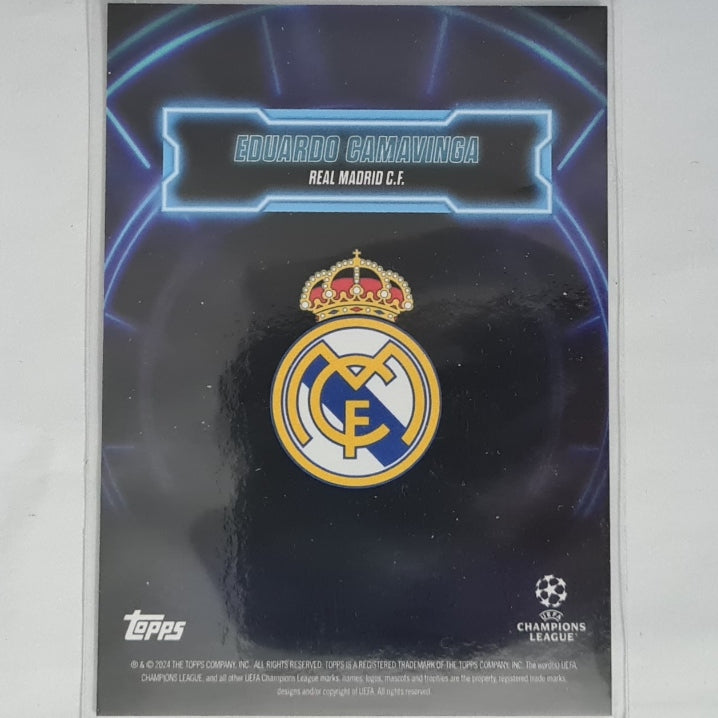 Eduardo Camavinga 2024 Topps Show time show up  Football Real Madrid ex-mint sleeved