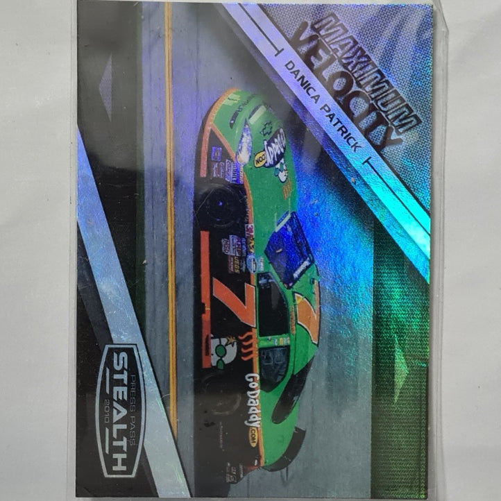 Danica Patrick 2010 Press pass Holo Stealth #54 Go-Daddy Nascar motorsport excellent sleeved