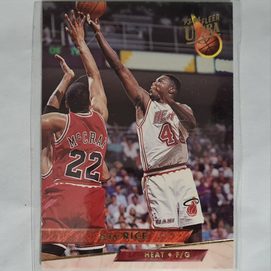 Glen Rice 1993 Fleer Ultra 93-94 #101 NBA Basketball Miami Heat excellent sleeved