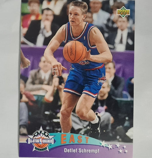 Detlef Schrempf 1993 all star weekend #432 NBA Basketball Indiana Pacers excellent Sleeved