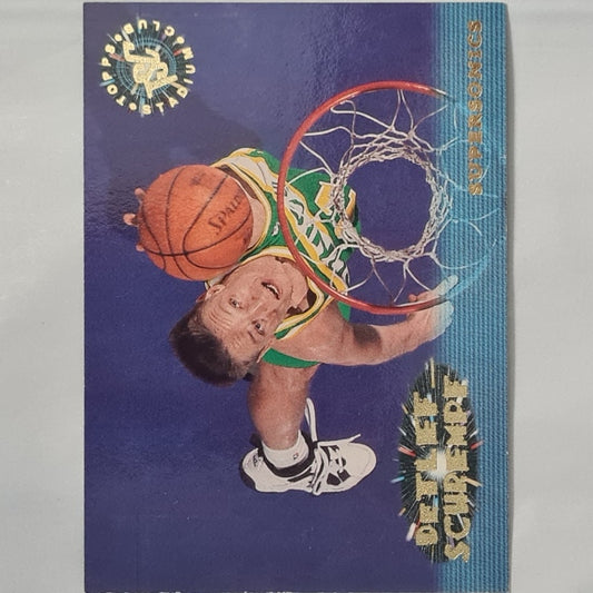 Detlef Schrempf 1995 Topps Stadium Club #135 NBA Basketball Seattle Supersonics excellent Sleeved