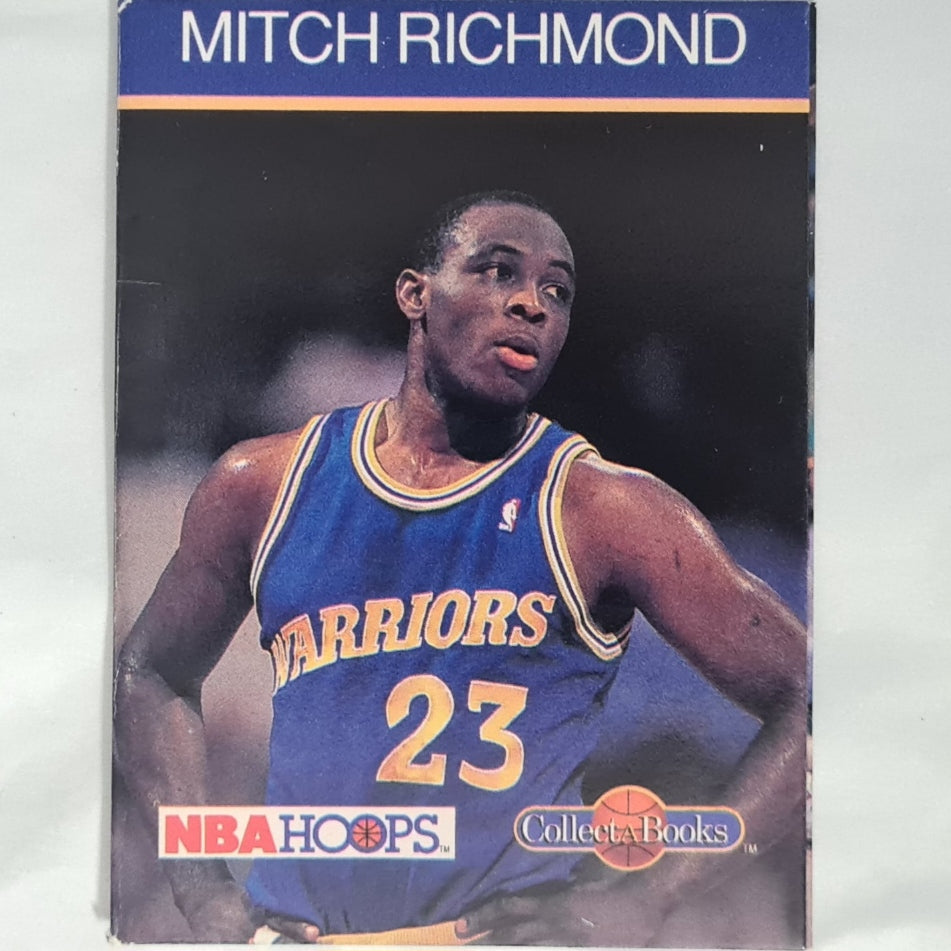 Mitch Richmond 1990 NBA Hoops collect a books NBA Basketball Golden state Warriors good + sleeved