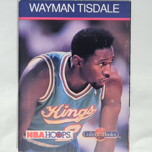 Wayman Tisdale 1990 NBA Hoops collect a books NBA Basketball Sacramento Kings good + sleeved