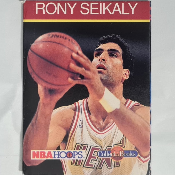 Rony Seikaly 1990 NBA Hoops collect a books NBA Basketball Miami Heat good + sleeved