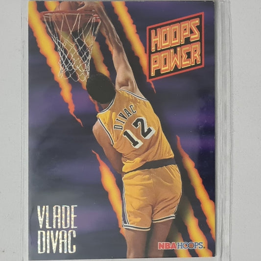 Vlade Divac 1995 Skybox NBA Hoops Power PR-25 NBA Basketball LA Lakers Excellent Sleeved