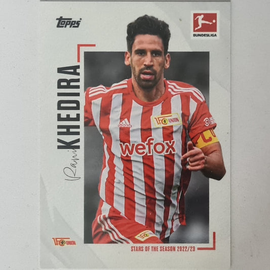 Rani Khedira 2023 Topps Bundesliga stars of the season football soccer Union Berlin EX-MINT