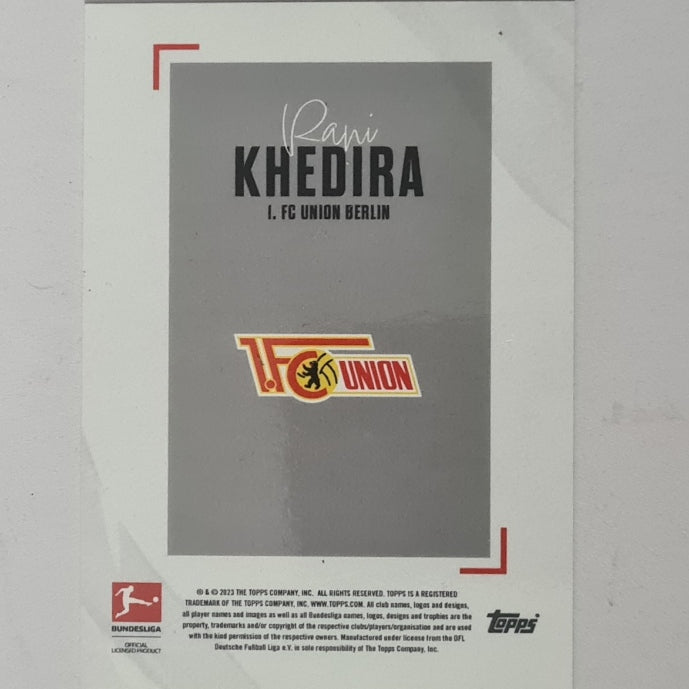 Rani Khedira 2023 Topps Bundesliga stars of the season football soccer Union Berlin EX-MINT
