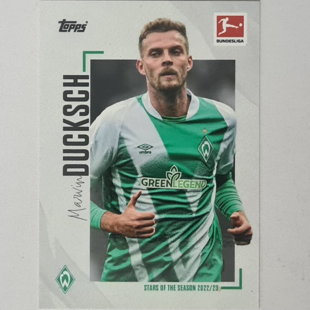 Marwin Ducksch 2023 Topps Bundesliga stars of the season football soccer Werder Bremen EX-MINT