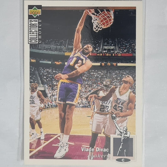 Vlade Divac 1994 Upper Deck collectors choice #312 NBA Basketball LA Lakers Excellent Sleeved