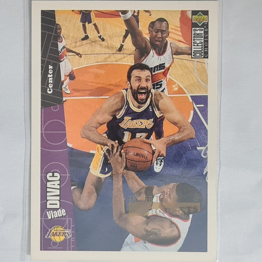 Vlade Divac 1996 Upper-Deck collectors choice #78 NBA Basketball LA Lakers Excellent Sleeved