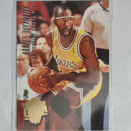 James Worthy 1994 Fleer Ultra 94-95 #92 NBA Basketball LA Lakers Excellent Sleeved