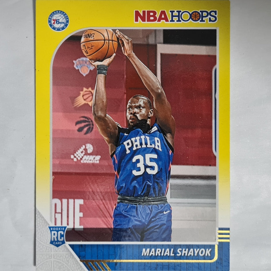 Marial Shayok 2019-20 Panini NBA Hoops Rookie RC #252 NBA Basketball Philadelphia 76ers Excellent