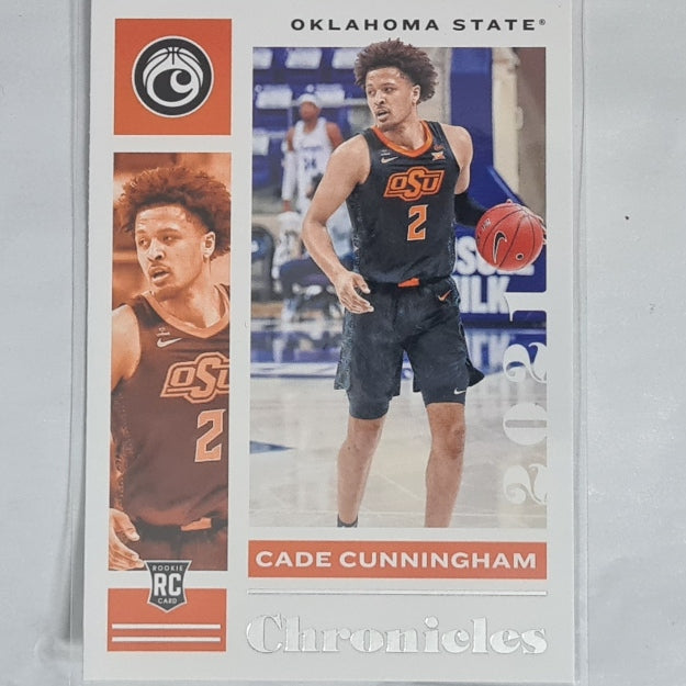 Cade Cunningham 2021 Panini Chronicles Draft picks Rookie RC #1 NBA Basketball Cowboys  Mint