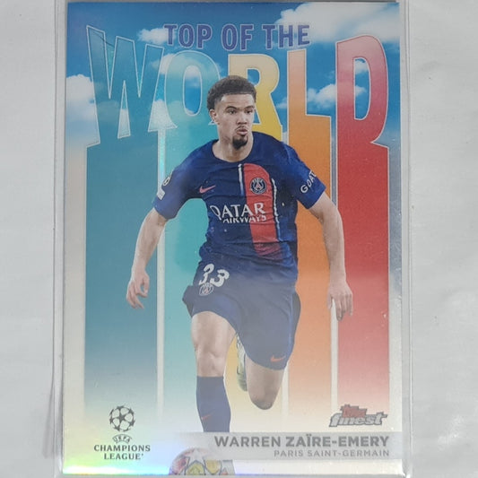 Warren Zaire-Emery 2024 Topps Paris saint Germain top of the world TW-9 Soccer football Mint