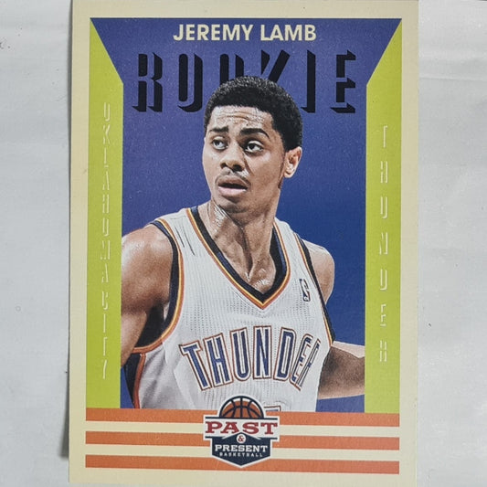 Jeremy Lamb 2012-13 Panini Past and Present Rookie RC #223 NBA Basketball Oklahoma City Thunder ex-mint sleeved