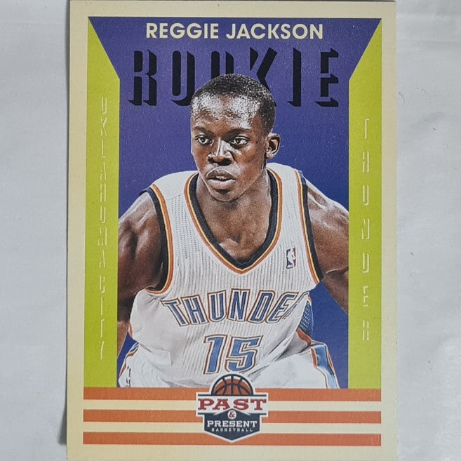 Reggie Jackson 2012-13 Panini Past and Present Rookie RC #194 NBA Basketball Oklahoma City Thunder ex-mint sleeved