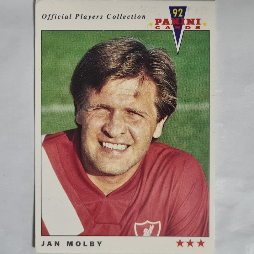 Jan Molby 1992 Panini 92 official players collection #101 Football Soccer Liverpool good very good