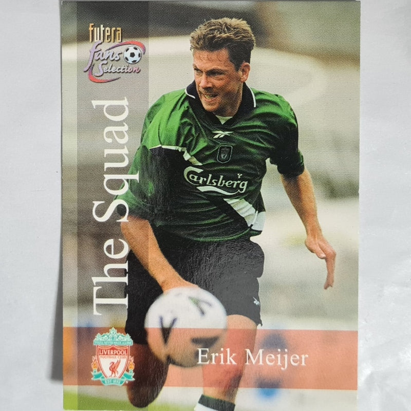 Erik Meijer 2000 Futera fans Selection #114 Football Soccer Liverpool excellent