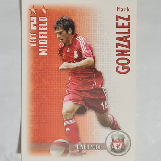Mark Gonzalez 2006-07 Magic Box Shoot Out football Soccer card Liverpool Excellent