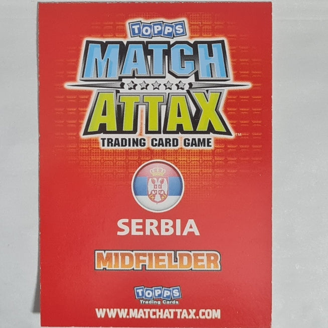 Milan Jovanovic 2010 Topps Match Attax football Soccer card Liverpool Serbia Excellent