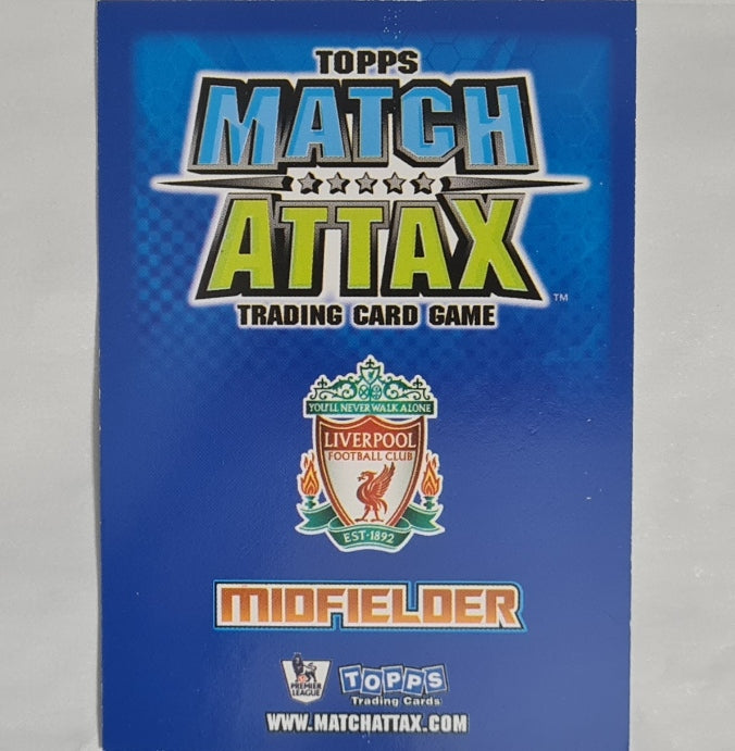 Albert Riera 2008 Topps Match Attax football  Soccer Liverpool Excellent