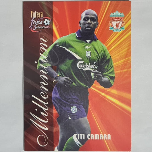 Titi Camara Millennium Futera Fans Selection  #143 Soccer Liverpool Good +