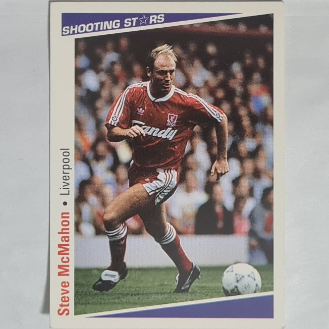 Steve McMahon 1991 Shooting Stars soccer card #116 Football Liverpool good