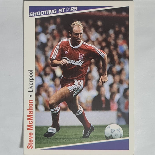 Steve McMahon 1991 Shooting Stars soccer card #116 Football Liverpool good