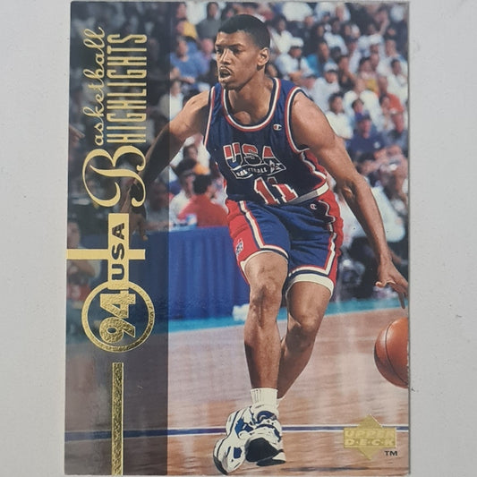 Kevin Johnson 1994 Upper-Deck USA Basketball highlights #176 NBA Basketball USA Good + sleeved