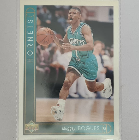 Muggsy Bogues 1993 Upper-Deck #1 NBA Basketball Phoenix Suns very good sleeved