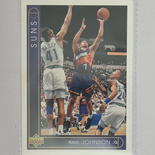 Kevin Johnson 1993 Upper-Deck #7 NBA Basketball Phoenix Suns ex-mint sleeved