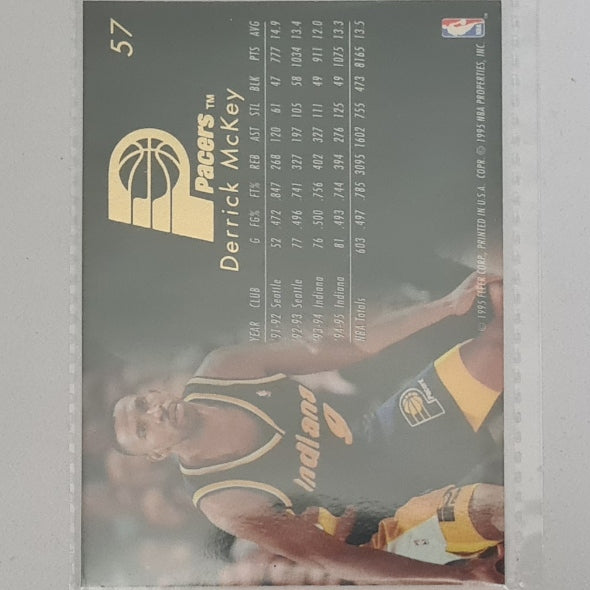 Derrick McKey 1995 Fleer Flair 95-96 #57 NBA Basketball Indiana Pacers ex-mint sleeved
