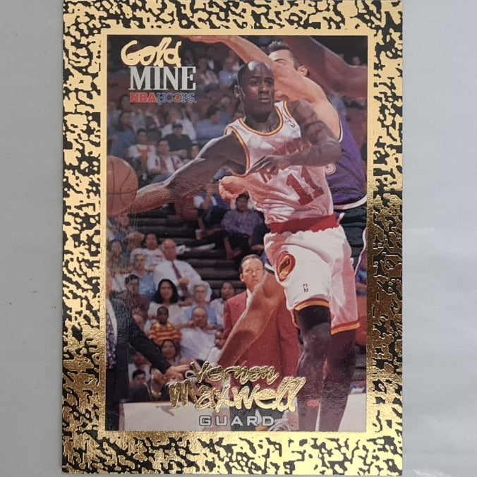 Vernon Maxwell 1995 Skybox NBA Hoops Goldmine NBA Basketball Houston Rockets Excellent Sleeved