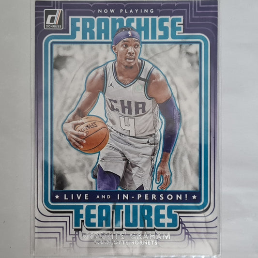 Devonte Graham 2020-21 Panini Donruss now playing franchise features #4 NBA Basketball Charlotte Hornets Ex-mint Sleeved