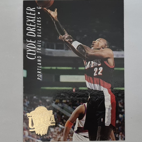 Clyde Drexler 1994 Fleer Ultra 94-95 #155 NBA Basketball Portland Trail Blazers Excellent Sleeved