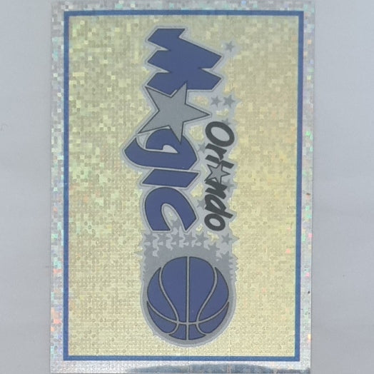 Orlando Magic logo Hologram 1995 Panini Basketball 95-96 sticker (euro) #42 NBA Basketball Orlando Magic Excellent