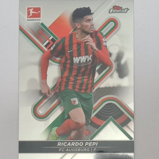 Ricardo Pepi 2022 Topps Finest Bundesliga #52 Soccer Football Augsburg EX-MINT