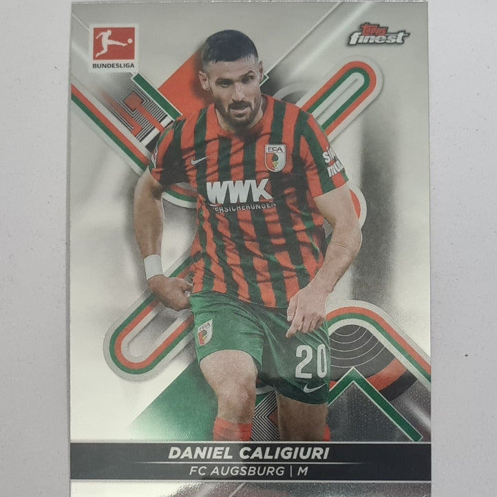 Daniel Caligiuri 2022 Topps Finest Bundesliga #2 Soccer Football Augsburg EX-MINT