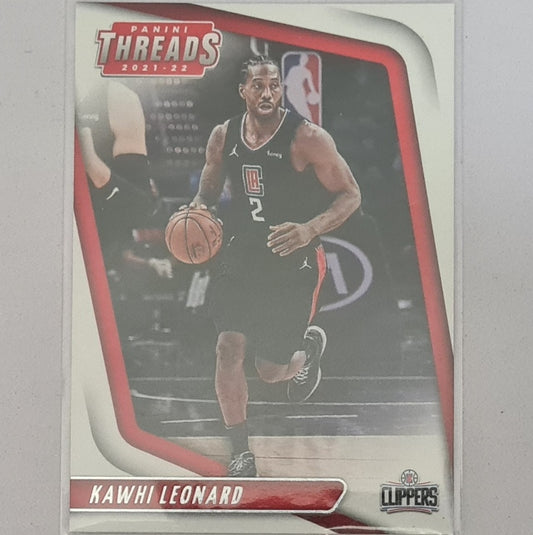 Kawhi Leonard 2021-22 Panini Threads #80 NBA Basketball Los Angeles Clippers Excellent/mint sleeved